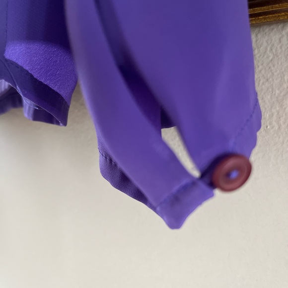 Hana Sung orchid-purple color NEW M blouse - Picture 3 of 10